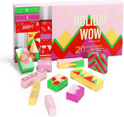 caja calendario adviento maquillaje holiday wow 20 dias navidad regalos de belleza para mujer